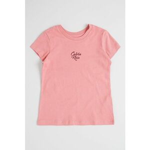 Tricou cu logo - Roz imagine