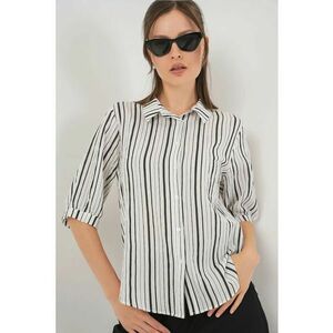 Camasa HiCCUP - cu maneci trei sferturi - textil - Negru imagine