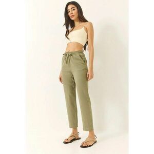 Pantaloni dama cu buzunare - Kaki imagine