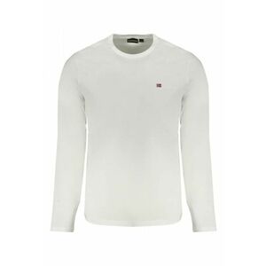Bluza barbati - cu logo brodat - Regular fit - - Alb imagine