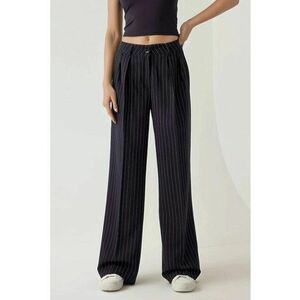 Pantaloni pentru dama - cu dungi - bleumarin - Albastru marin imagine
