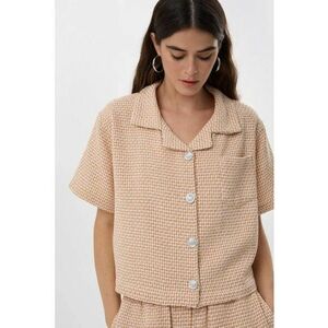 maneca scurta - 76764 - Galben chihlimbar imagine