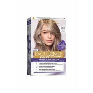 Vopsea de par permanenta cu amoniac Excellence Cool Creme . - 8.11 imagine