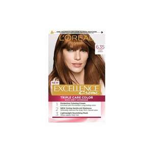 Vopsea de par permanenta cu amoniac Excellence Creme - 6.35 imagine