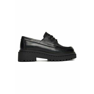 Pantofi dama - piele naturala - negru - design clasic imagine