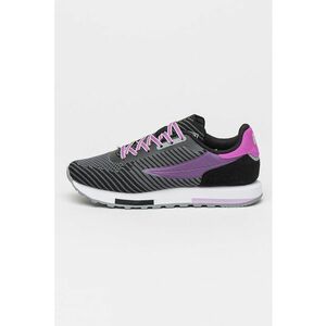 Pantofi sport cu insertii din piele intoarsa Retronique 22 - Negru/Ametist/Gri inchis imagine