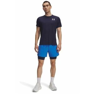 Pantaloni scurti cu aspect 2in1 pentru alergare Launch 5"" - Albastru royal imagine