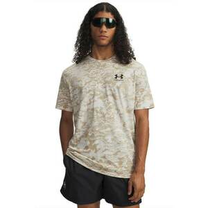 Tricou cu model si decolteu la baza gatului - Bej deschis imagine