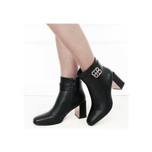 Botine negre elegante 6381A 114 18625 - Negru imagine