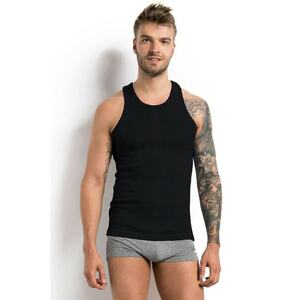 Maiou Barbati Classic alb - Negru imagine