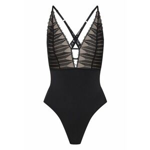 Body dama elegant - Auriu/Negru imagine