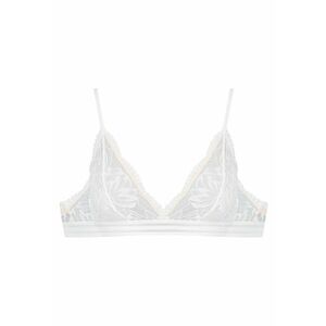 Sutien - Dantela - Model Outline - Cupe triunghiulare - Alb imagine