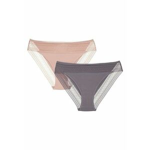 Set de 2 Chiloti tipul Figi Pakis Roz gri - Multicolor imagine