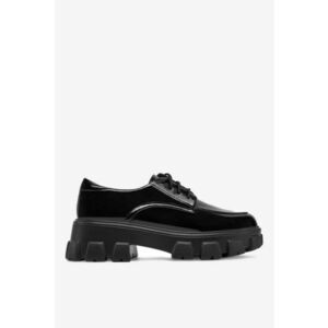 Mocasini Negru - Material Sintetic - Negru imagine