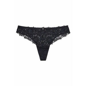 Chiloti tanga Lollipop Bumbac - Negru imagine