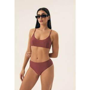 Sutien tip top de baie Novia Castaniu-bronz - Bronz imagine