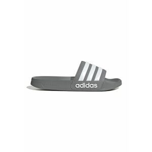 Papuci cu logo Adilette - Gri/Alb murdar imagine