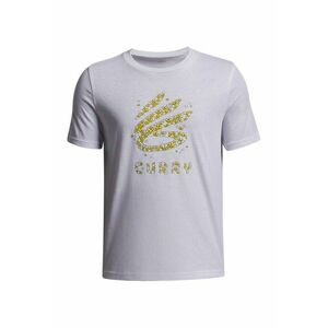 Tricou pentru baschet Curry Trend - Alb/Gri deschis/Galben mustar imagine