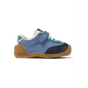 Pantofi sport din material textil cu garnituri din piele intoarsa Dadda - Alb/Albastru deschis imagine