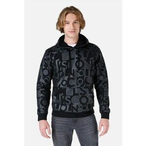 Hanorac cu model logo - Negru imagine