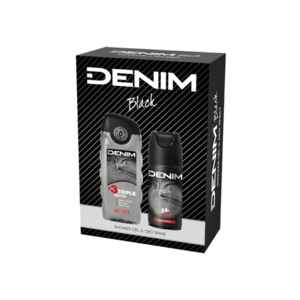 Set cadou Black: Deodorant 150 ml + Gel dus - 250 ml imagine