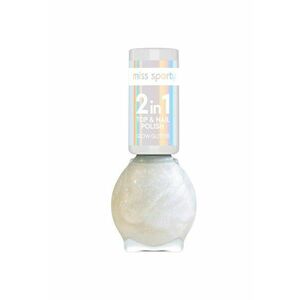 Lac De Unghii Glow Glitter - 7 ml - Transparent imagine