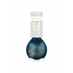 Lac De Unghii Glow Glitter - 7 ml - Albastru imagine
