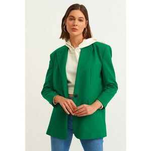 Sacou boyfriend fit - Verde imagine