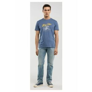 Tricou cu imprimeu si decolteu la baza gatului Stelianer imagine