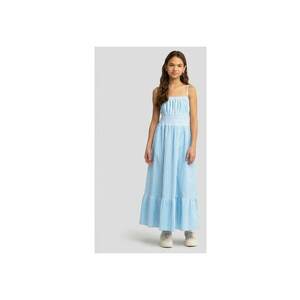 Rochie maxi cu imprimeu in carouri Mircela imagine