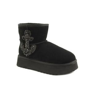 Ghete dama stil UGG I251439 - Negru imagine
