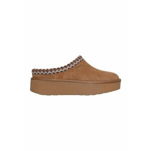 Saboti din piele intoarsa Keep Cozy - Caramel imagine