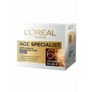 Crema antirid pentru fata Age Specialist 65+ - 50 ml - Anti-imbatranire/Regenerator/Hidratare/Antirid/Fortifiant/Hranitor/Fermitate/Diminueaza petele pigmentare imagine