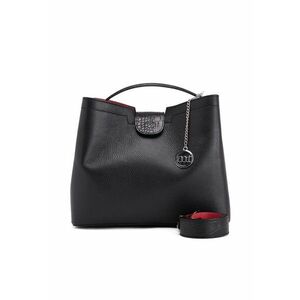 Geanta hobo din piele - Negru imagine