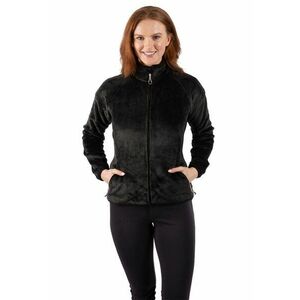 Jacheta din material fleece cu fermoar pentru drumetii Telltale - Negru imagine