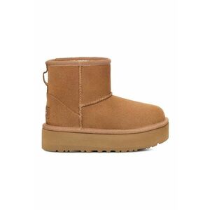 Ghete slip-on din piele intoarsa Classic Mini - Maro deschis imagine