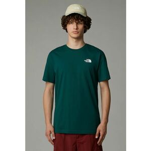 Tricou de bumbac cu imprimeu logo pe spate - Verde englez imagine