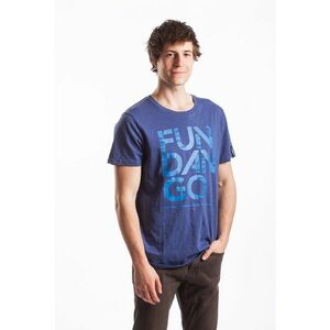 Tricou regular fit cu imprimeu logo Basic T Logo 4 - - Albastru imagine