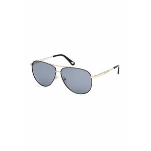 Ochelari de soare aviator cu lentile polarizate - Auriu/Negru stins imagine