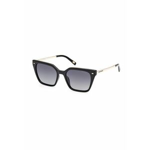 Ochelari de soare cat-eye cu lentile polarizate - Auriu/Negru imagine
