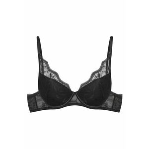 Sutien push-up - Dantela - Model Odessa - Negru imagine