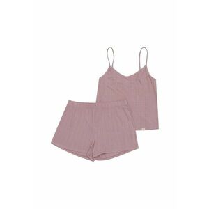 Set pijamale dama - Viscoza - 2 piese - Roz prafuit - Uni imagine