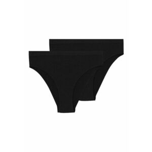 Set 2 perechi de chiloti Arleen - Textil - pentru femei - Negru imagine