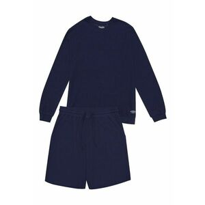 Pijamale barbati - Bumbac - Bleumarin - cu pantaloni scurti imagine