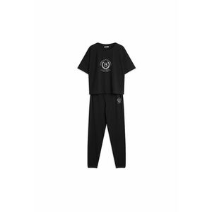 Pijama dama Midside Negru - Logo imagine