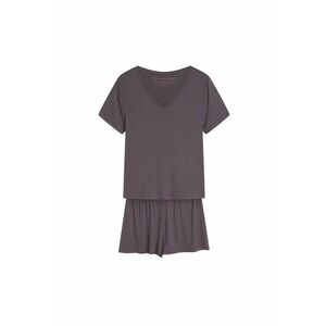 Pijamale de dama Raina gri - Geometric imagine