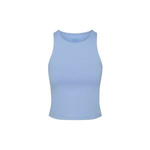 Top fara maneci Midrise Albastru deschis - Albastru deschis imagine