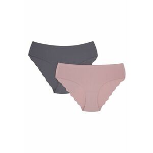 Chiloti Brazilian Pama set de 2 Roz murdar - gri - Multicolor imagine
