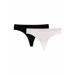 Chiloti figi League set de 2 Alb crem - czarny - Multicolor imagine