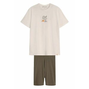 Pijama dama Naranja crem - khaki imagine